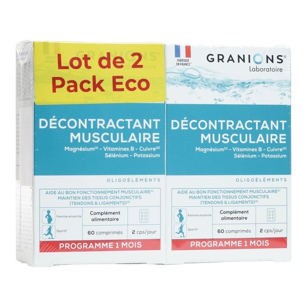 Granions Décontractant musculaire comprimés