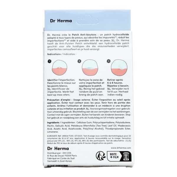 Dr Herma Patch anti boutons​ petit format