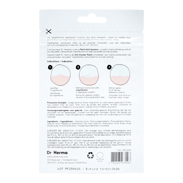 Dr Herma Patch anti boutons​ petit format