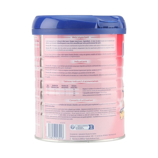 Novalac AR+ lait 0-6 mois