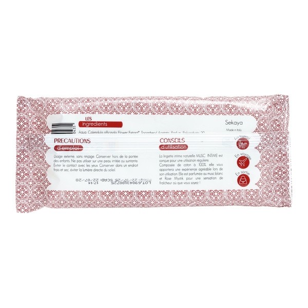 Musc Intime Lingettes intimes Rose Mystik