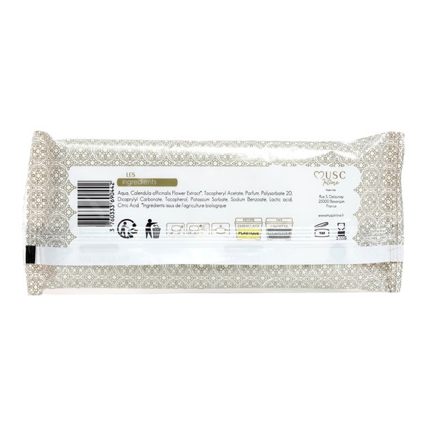 Musc Intime Lingettes intimes Monoï oriental