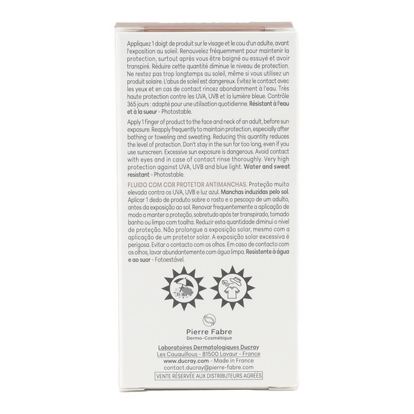 Ducray Melascreen Fluide solaire teinté antitaches SPF50+