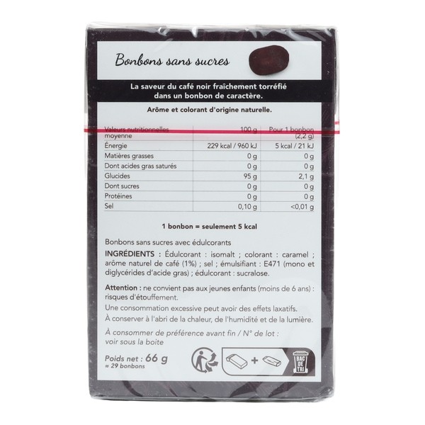 Solens Bonbons saveur Café torréfié sans sucres
