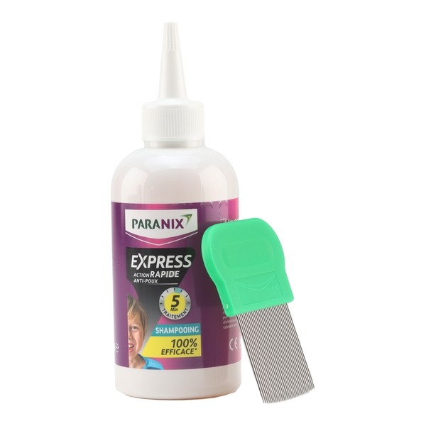 Paranix Express Shampooing anti poux + peigne