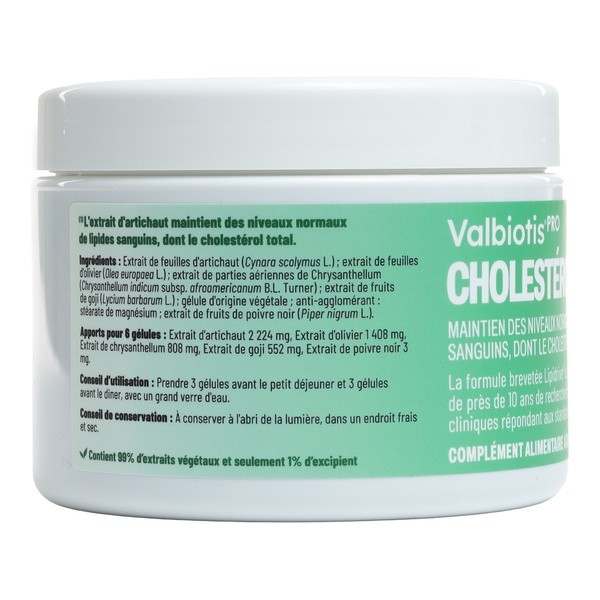 Valbiotis Pro Cholestérol gélules