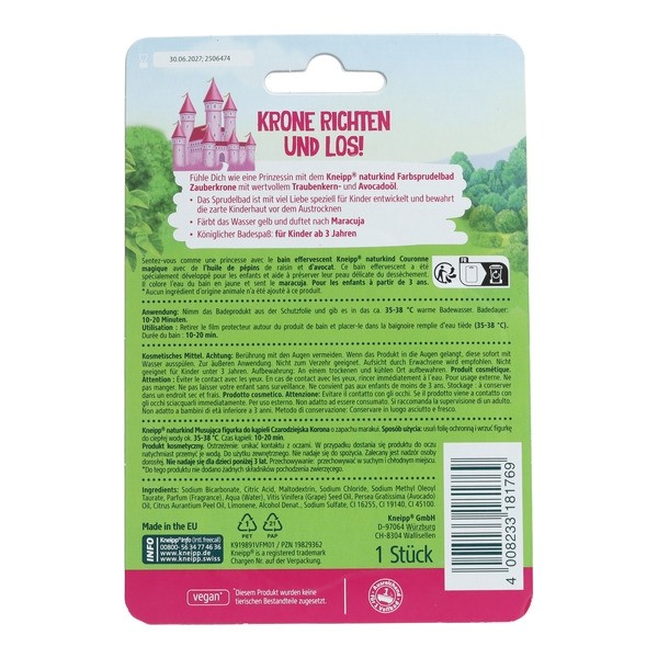 Kneipp Bombe de bain couronne magique