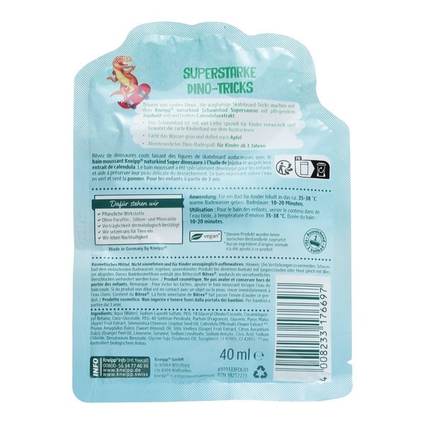 Kneipp Bain moussant Super Dinosaure