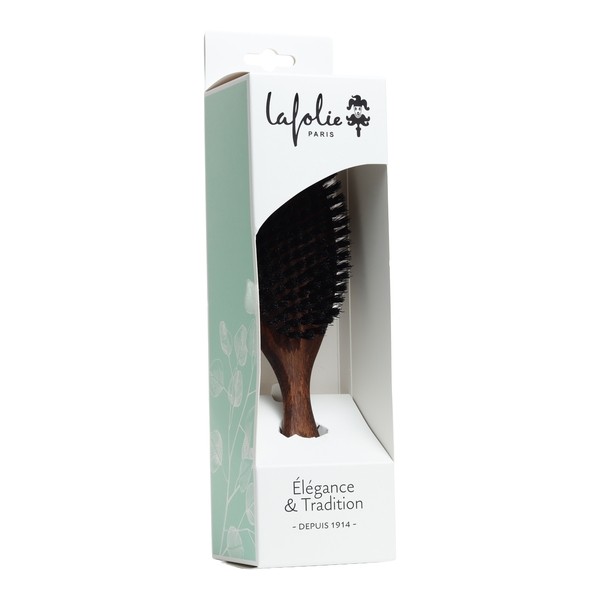 Lafolie Brosse à cheveux en poils de sanglier