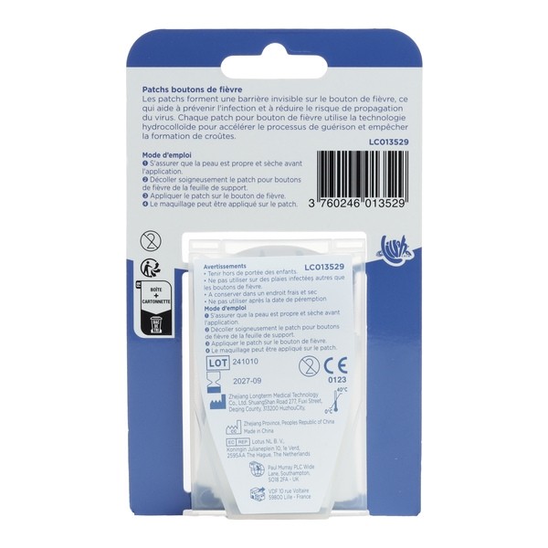 Patchs bouton de fièvre Livana