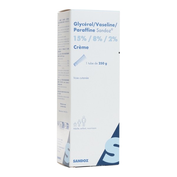 Glycérol Vaseline Paraffine crème