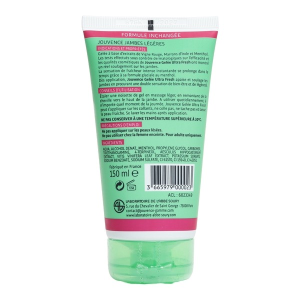 Jouvence gelée ultra fresh jambes légères