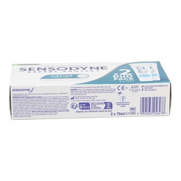 Sensodyne Rapide action dentifrice