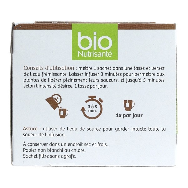 Bio Nutrisanté infusion pain d'épices sachets