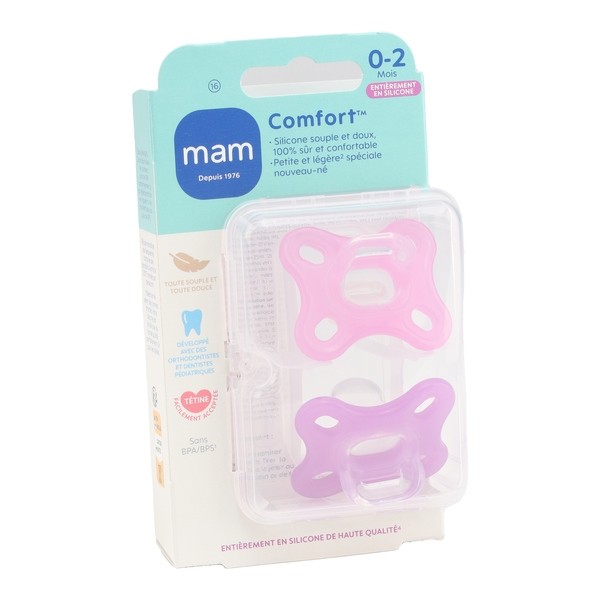 MAM Comfort Sucette symétrique 0-2 mois