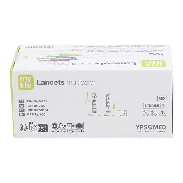 MyLife Multicolor 30 G lancettes stériles