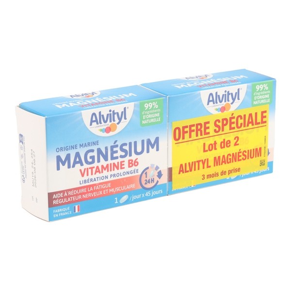 Alvityl Magnésium vitamine B6 comprimés