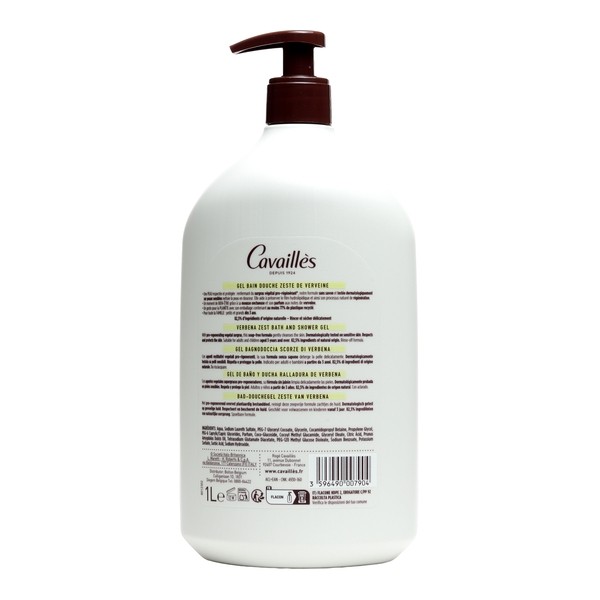 Cavaillès Gel bain douche Zeste de verveine