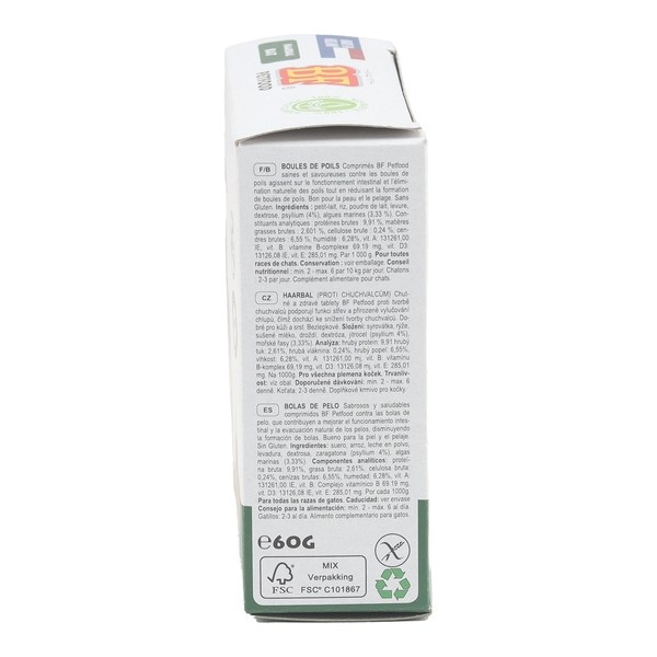 BF Petfood comprimés Anti boules de poils chat