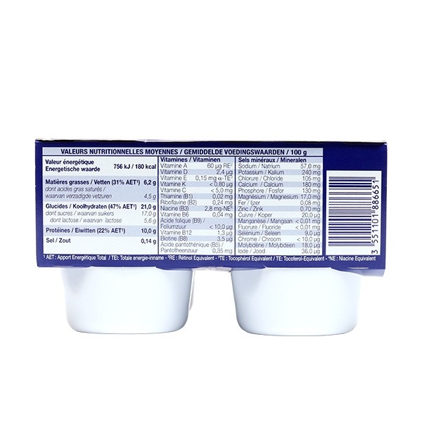 Delical Dessert lacté HP HC Le Brassé saveur Vanille