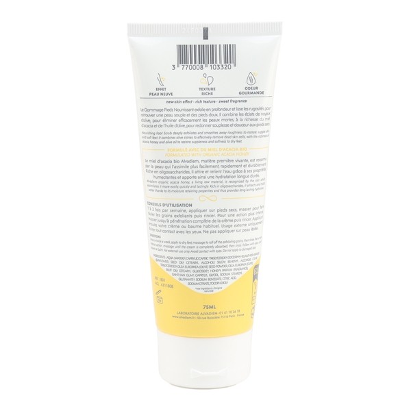 Alvadiem gommage pieds nourrissant