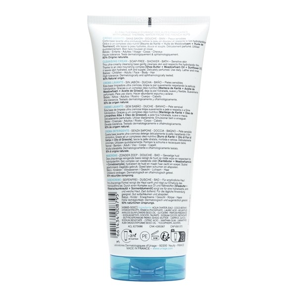 Uriage crème lavante