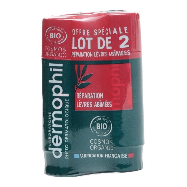 Dermophil Indien Stick Réparation lèvres abîmées Bio