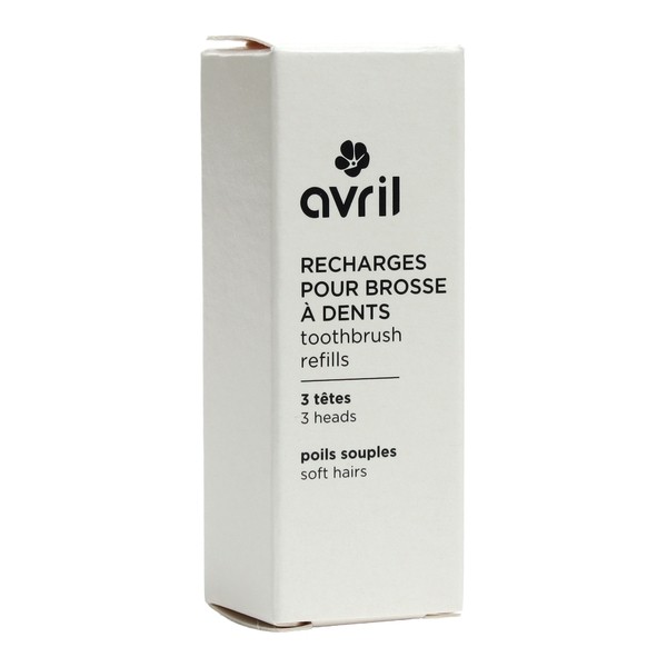 Avril recharges pour brosse à dents souple