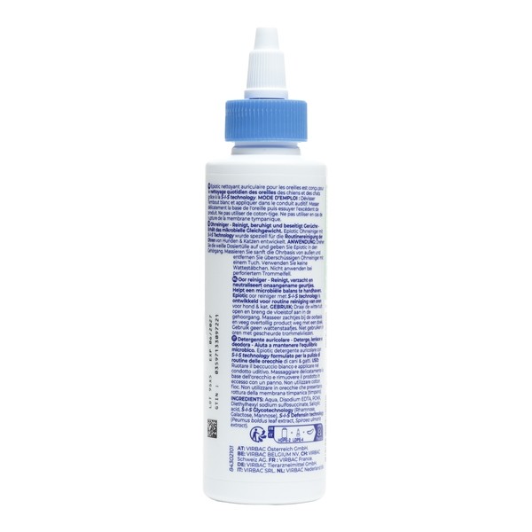 Epiotic Nettoyant auriculaire Chien Chat