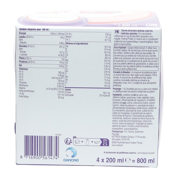 Nutricia Fortimel Protein Fruits Rouges