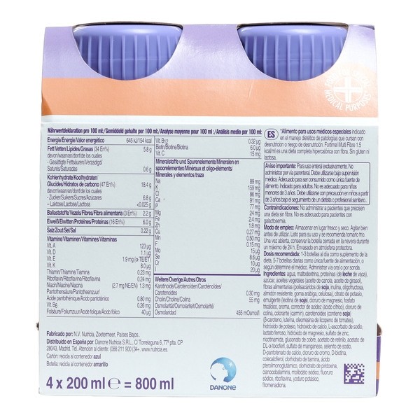 Nutricia Fortimel Multi Fibre fraise