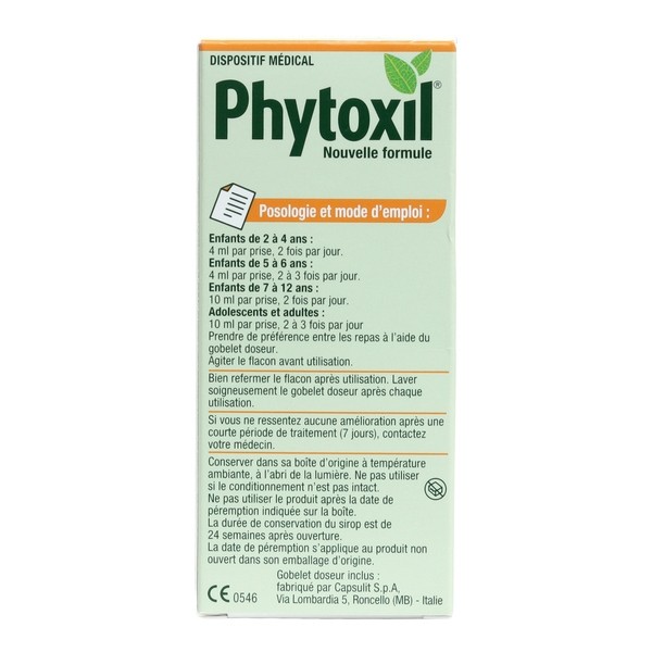 Phytoxil sirop toux sèche et grasse