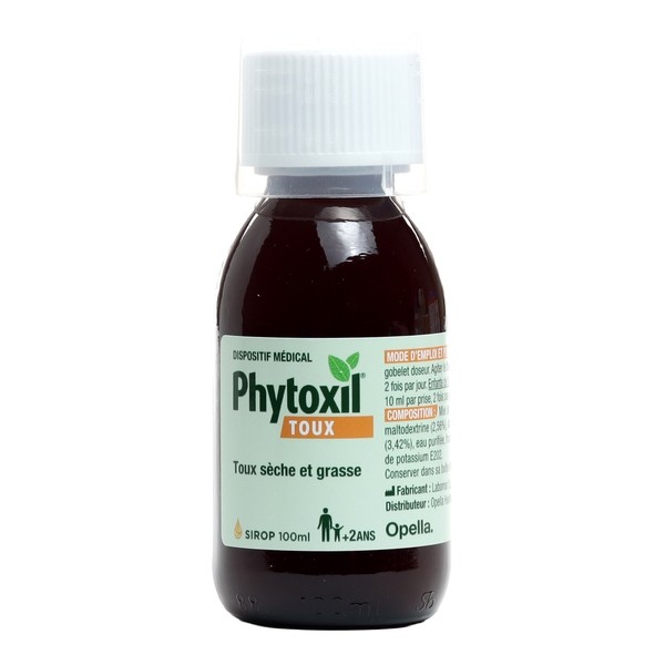 Phytoxil sirop toux sèche et grasse