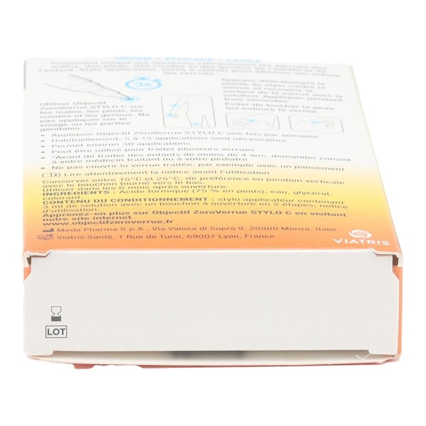 Objectif Zero Verrue Stylo C