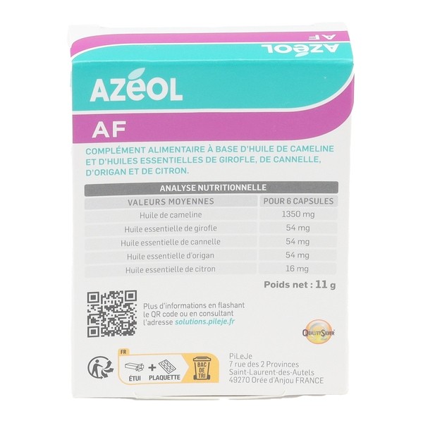 Pileje Azéol AF capsules