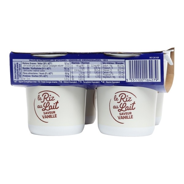 Delical riz au lait HP HC saveur vanille caramel