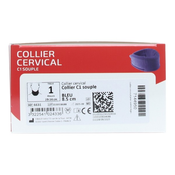 Gibaud Collier cervical C1 souple