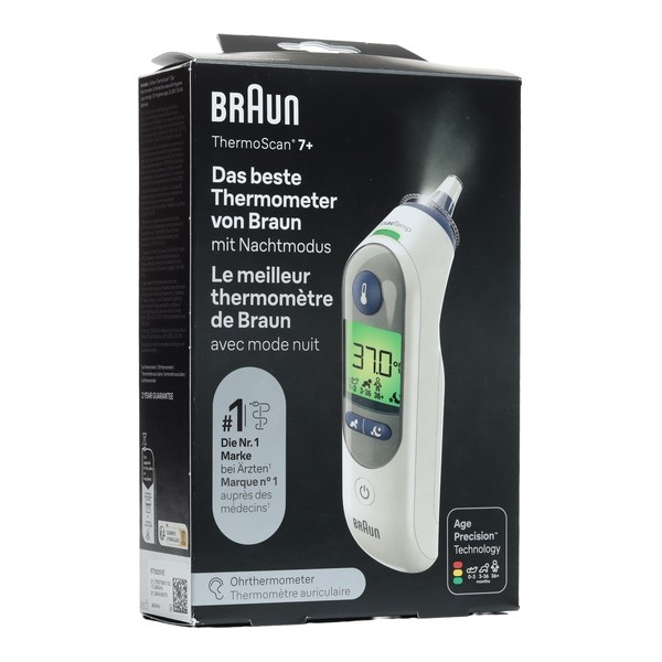 Braun ThermoScan 7+ Thermomètre auriculaire électronique