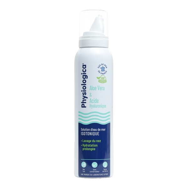 Gifrer Physiologica spray Aloe vera et Acide hyaluronique