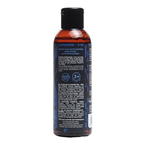 MKL Men Gel douche surgras Marine sauvage