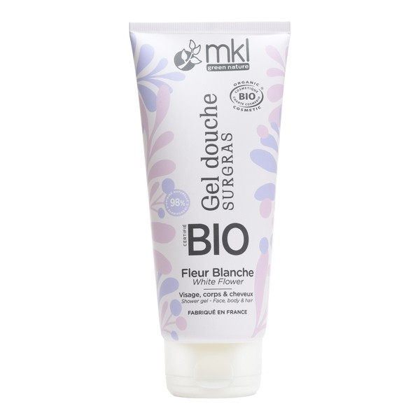 MKL Gel douche surgras Fleur blanche Bio