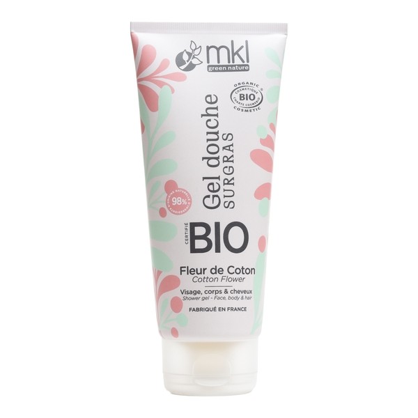 MKL Gel Douche surgras Fleur de coton Bio