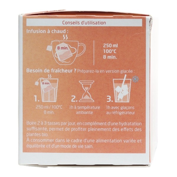 Weleda tisane allaitement bio pêche abricot sachets