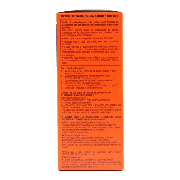 Glyco thymoline 55 bain de bouche