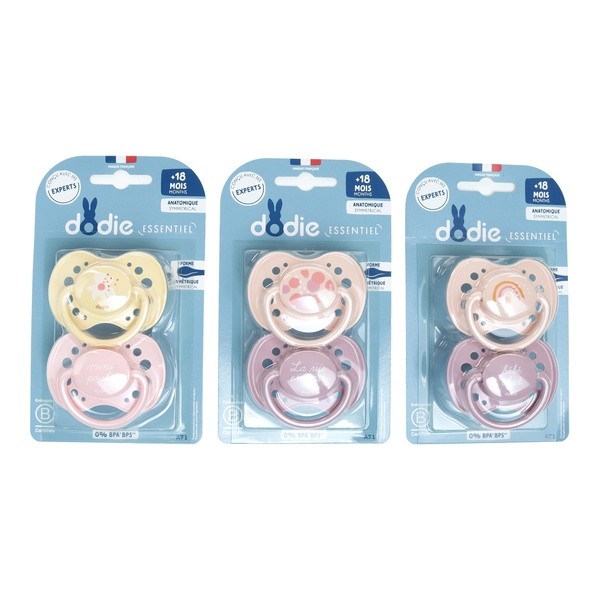 Dodie Sucette anatomique silicone +18 mois