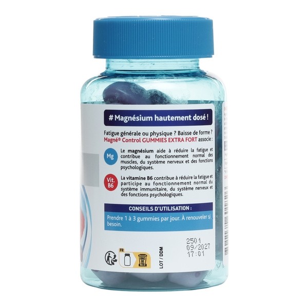 Magné Control Extra Fort gummies