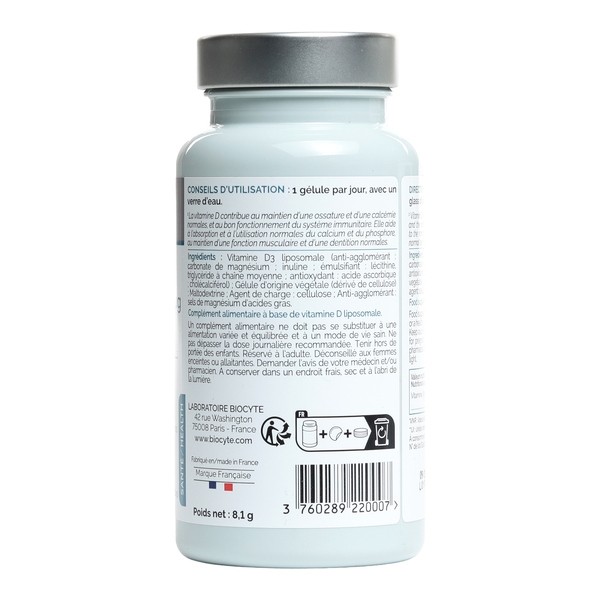 Biocyte Vitamin D3 Liposomal gélules