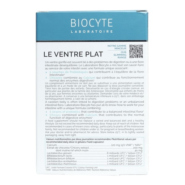 Biocyte Le ventre plat gélules