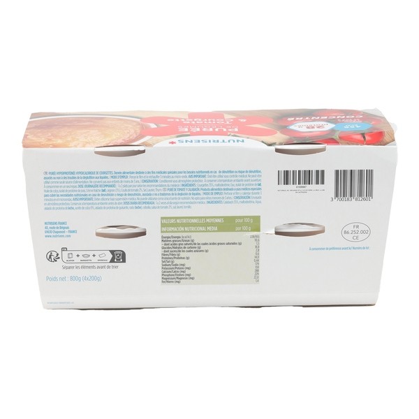 Nutrisens Purée de légumes Tomate Courgette