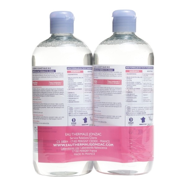 Jonzac Reactive eau micellaire apaisante Bio